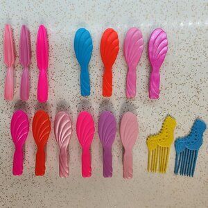 Assortment of Barbie Combs & Brushes